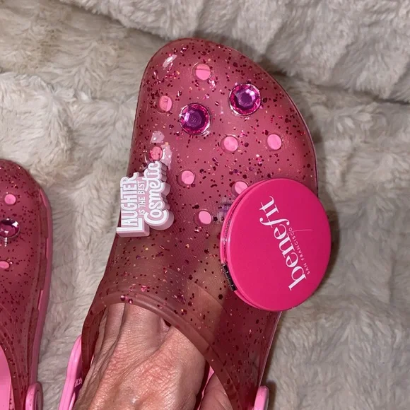 New CROCS x benefit cosmetics ADULT classic clogs